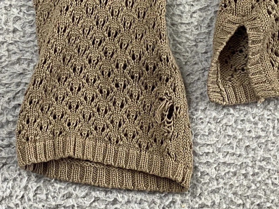 Suéter con Capucha ATHLETA Mujer Talla Pequeña 100% Algodón Orgánico Con Cuentas Ligero Foto 3 de 4