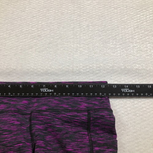 Lucy Womens Powermax Capri Leggings Sz S Purple Stretch Mid Rise Pocket - Picture 13 of 16