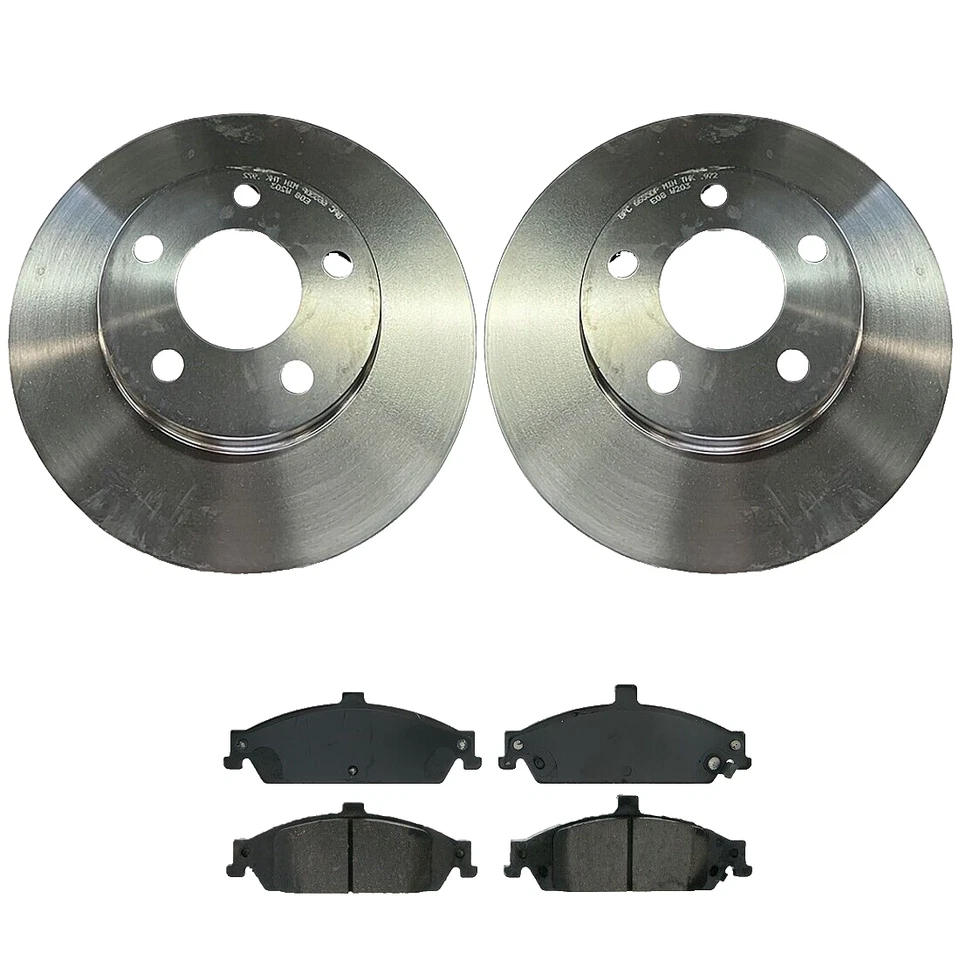 Front Bosch Disc Brake Rotors & Pads Fits Chevrolet Malibu, Oldsmobile Alero - Image 2 of 4