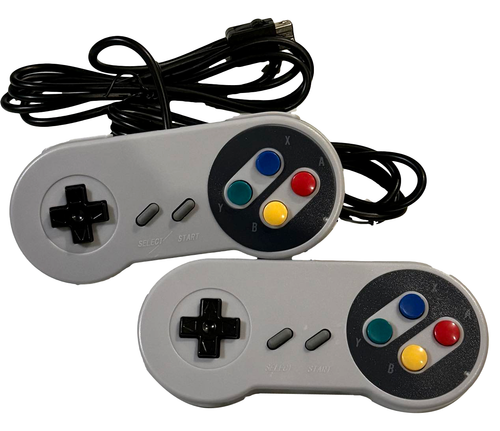 2 X Aftermarket Classic Mini Super Nintendo SNES Controller - 第 1/3 張圖片