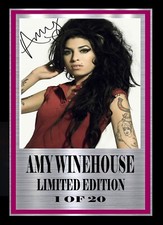 AMY WINEHOUSE    SIGNED  LIMITED EDITION   FRAMED
