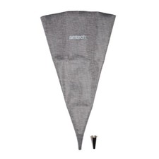 Grout Bag with Tip with 3/8" Tip Made from seamless black vinyl