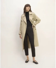 Everlane Women's Pants Dress Chino Cigarette Slim Ankle Straight Black Size 0