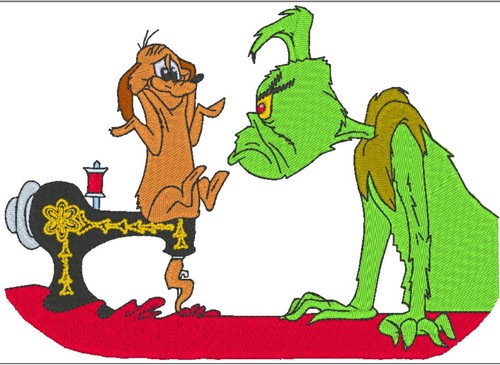 40+ Grinch Christmas Embroidery Machine Designs Cindy Lou Who Max 8x12 5x7 4x4 - Picture 20 of 24