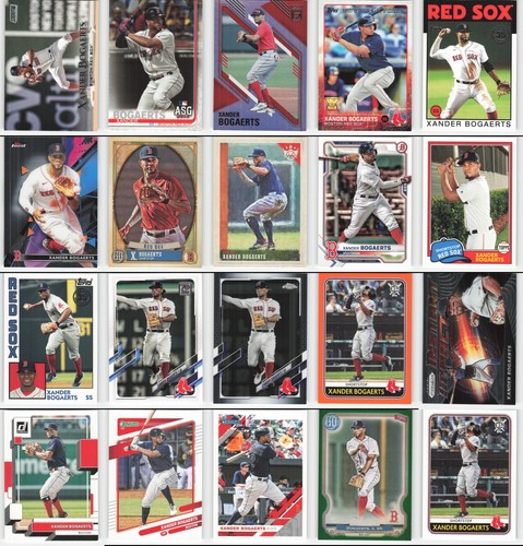 (100) Xander Bogaerts Lot MLB Baseball Cards Base Inserts Collection - Picture 6 of 12