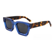 New Fashion Acetate Polarized Sunglasses Square Men Women Recessed Black Retro