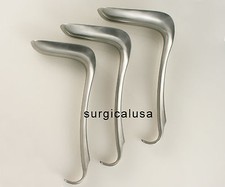 Kit of 3 Sims Vaginal Speculum Small Medium Large Single Assorted Blade Size