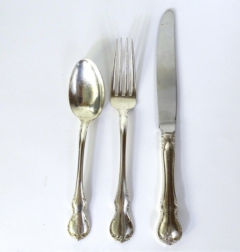 Towle French Provincial, 3 piece Children's Youth Set, Sterling Silver