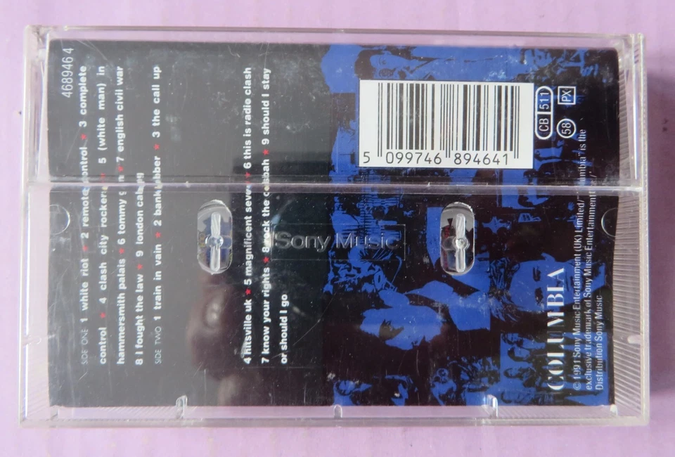 THE CLASH - THE SINGLES -   CASSETTE/MC  EUROPE 1991 - Immagine 2 di 4
