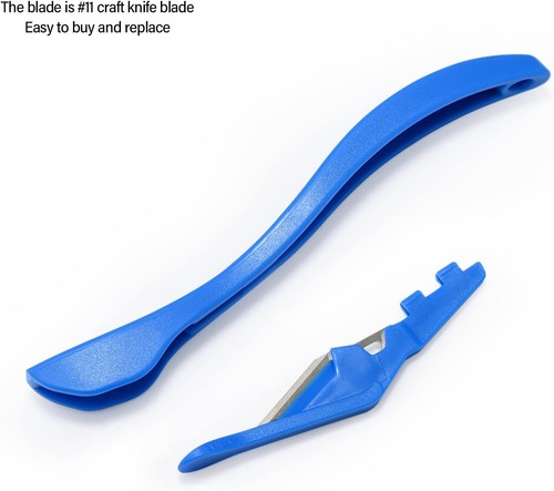Wrapping Paper Cutter 3PCS Gift Wrap Cutter,Concealed Blade Safety Knife - Picture 4 of 44