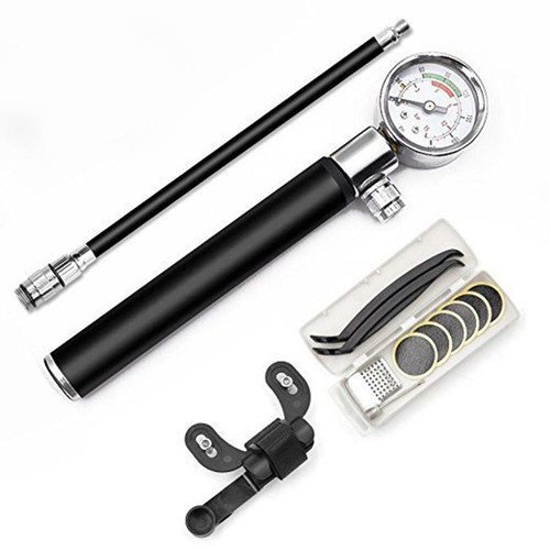 Mini Multifunktion Fahrradpumpe Ball Rad MTB Ventil Presta Schrader Tragbar - Bild 6 von 6