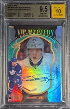 2016-17 SPx Auston Matthews VIP Mystery ROOKIE AUTO RC BGS 9.5 AUTO 10