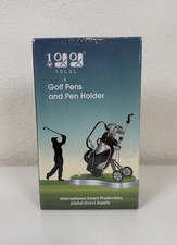 Golf Club Pens And Holder Desk Top Mini Golf Bag With Pens