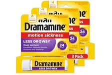 All Day Less Drowsy, Motion Sickness Relief, 8 Count, 3 Pack
