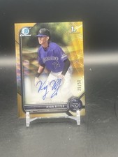 Ryan Ritter 2022 Bowman Draft 1st Chrome Auto Gold Wave /50
