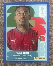 2026 Panini FIFA World Cup USA Sticker Ragael Leao BLUE BORDER Parallels