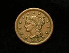 1854-P Large Cent — photo from another recent sale