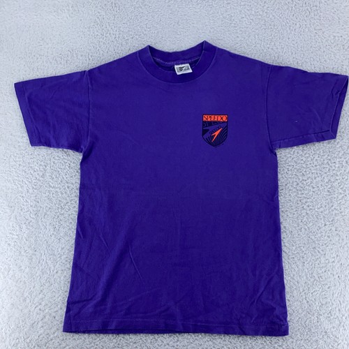 Vintage Speedo Shirt Mens Small Purple 90s Swim Surf Beach Made In USA Tee - Picture 3 of 10