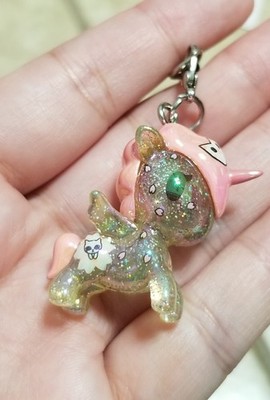 Tokidoki Shimmer Cherry Blossom Unicorno Frenzies Phone Charm