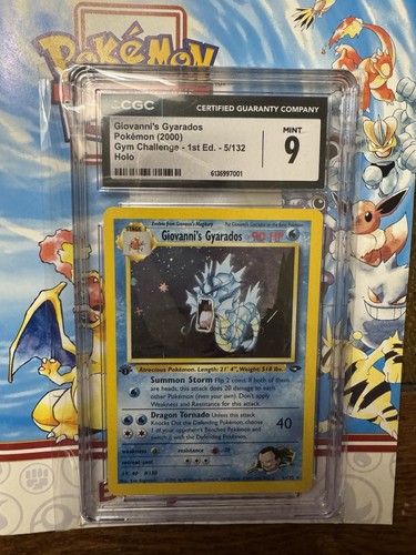 Giovanni's Gyarados (1st Edition) graded PSA 9 for sale on eBay