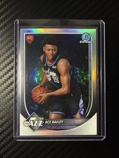 2025-26 Bowman Chrome Ace Bailey Red Rookie Shield Variation Refractor