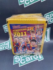 Panini FC Barcelona 2010-11 Sticker Box (50 Pack) Printed Autograph Lionel Messi