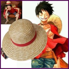 Straw Hat Anime Cosplay Prop Luffy Cap Role Play Summer Strawhats Stage