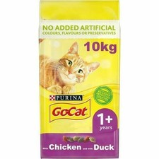 Go-Cat Adult Cat Food Chicken & Duck Balanced Good Digestion Healthy Teeth -10kg 4.70 per kilo