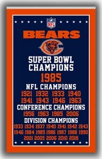 Chicago Football Team Memorable Flag 90x150cm 3x5ft Bears Winner Champion Banner