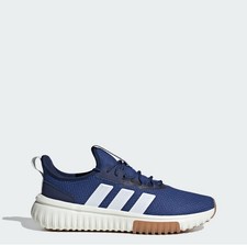 Adidas men Kaptir 4.0 Shoes Size 10 Blue/White/Brown JR8526 Brand New With Box