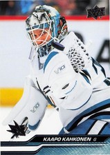 2023-24 Upper Deck #397 Kaapo Kahkonen San Jose Sharks