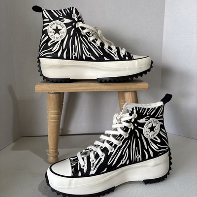 Converse Run Star Hike Platform Animalier High Zebra M9 W10.5