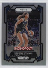 2024 Panini Prizm Monopoly WNBA Silver Prizm Monique Billings #19 0b3