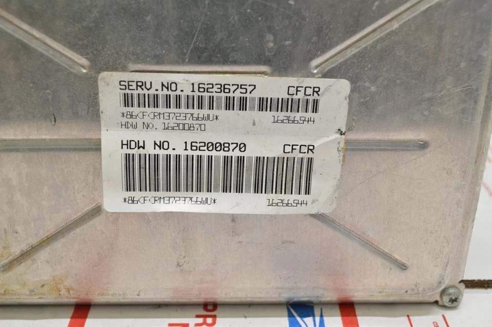Chevrolet Venture 1999 2003 4,3 L 16200870 unidad de módulo de control del motor Ecm L55 007 Foto 3 de 4