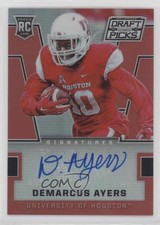 2016 Panini Prizm Collegiate Draft Picks Red Demarcus Ayers #296 Auto 2r7
