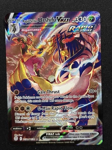 Rapid Strike Urshifu VMAX TG21/TG30 Brilliant Stars TG UR Holo EN 330HP