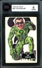 1966 TOPPS USA BATMAN BLACK BAT #36 The Riddler Rookie Grade