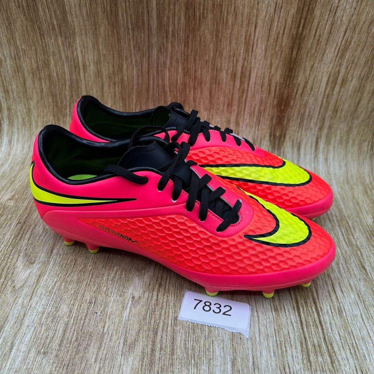 Nike Hypervenom Phelon FG Men's 6.5 Soccer Cleats Bright Crimson