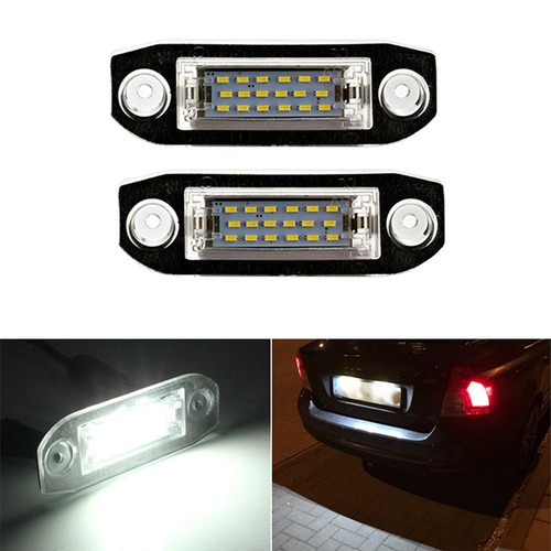 LED car license plate light 12V white light for Volvo S40 S60 S80 XC70 XC60 - Zdjęcie 10 z 12