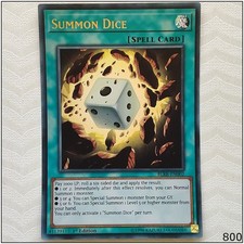 Summon Dice - BLRR-EN002 - Ultra Rare 1st Edition Yugioh