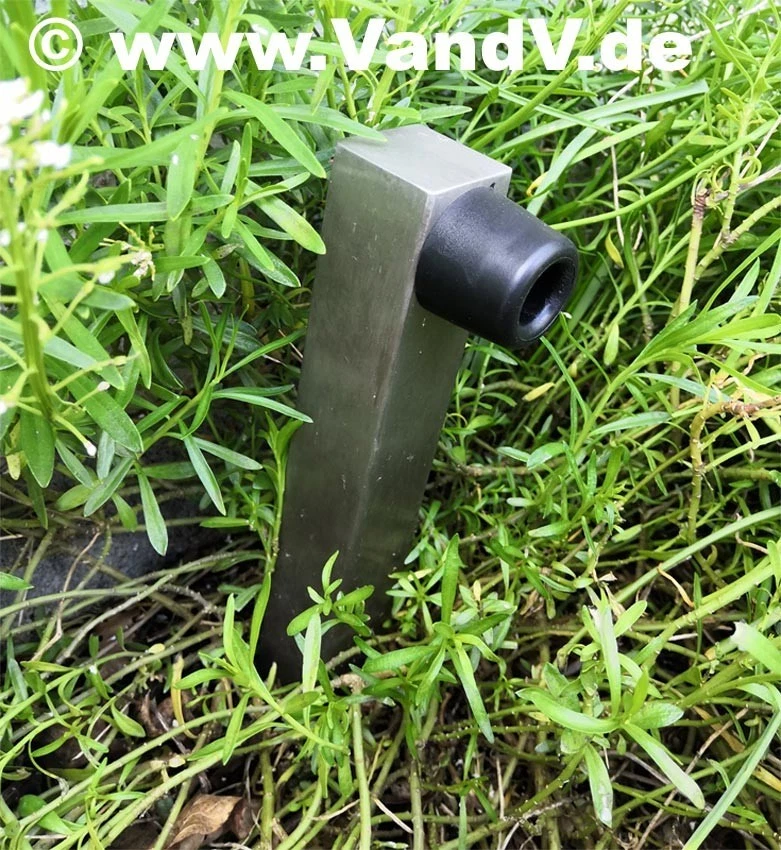 Türstopper Edelstahl, Türhalter Tor Stopper zum Einbetonieren Puffer Pfosten TOP - Bild 2 von 3