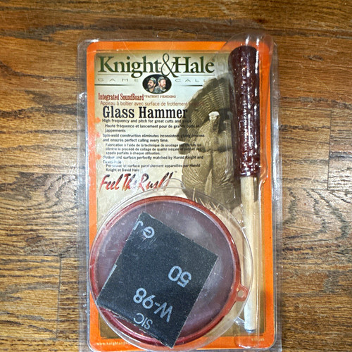 Knight & Hale Glass Hammer Turkey Friction Call 3pc Set KH536