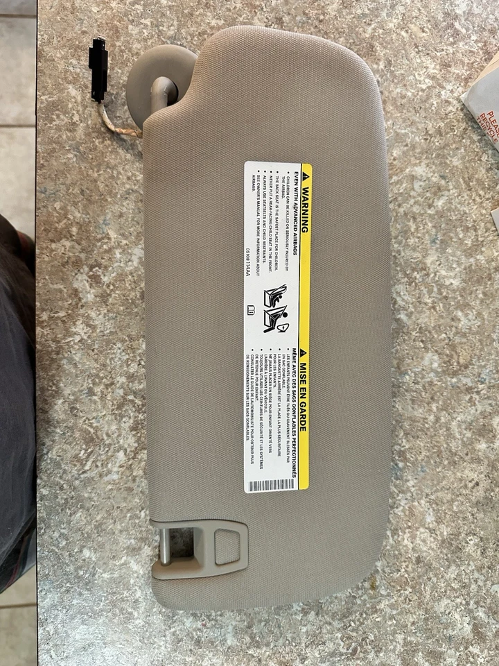 Jeep Grand Cherokee 2014-2022 parasol lado izquierdo del conductor Dodge Durango Foto 3 de 4