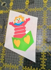 Vintage Stickers Hambly Studios Foil Mylar Sticker Mod 80s Jack In The Box