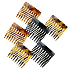 6 Pcs French Hair Side Combs for Women Bun Small Twist Hair Decorative, Stron...