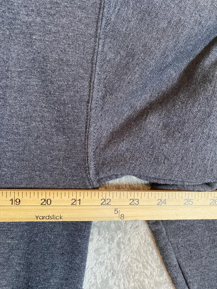 Case IH International Harvester Hoodie Mens Medium Gray Farmer Agriculture Logo - Image 3 of 4