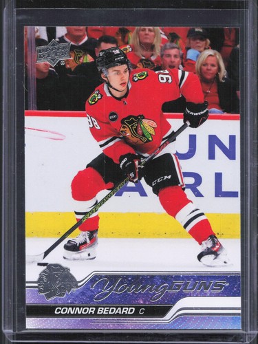 2023-24 Upper Deck Series 2 Connor Bedard #451 Young Guns Blackhawks 
