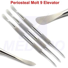 3PCS Periosteal Molt 9 Elevator Implant Surgery Dental Extraction Surgical Tools