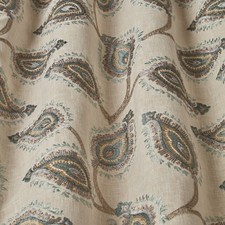 iLiv Embroidered Curtain Fabric 1 Metre Sestriere Glacier Upholstery Cushion