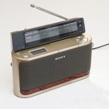SONY ICF A101 AM FM radio for the Kanto region gold analog working Japan AC